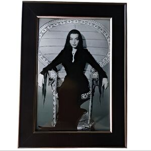 Addams Family Morticia Vintage 60s original Gothic Punk Rock Miss attitude frame